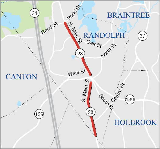 Randolph: Resurfacing and Related Work on Route 28